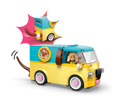 lego friends 42678 constructor "furgonetă pentru transportul produselor zoologice" (237 el.)