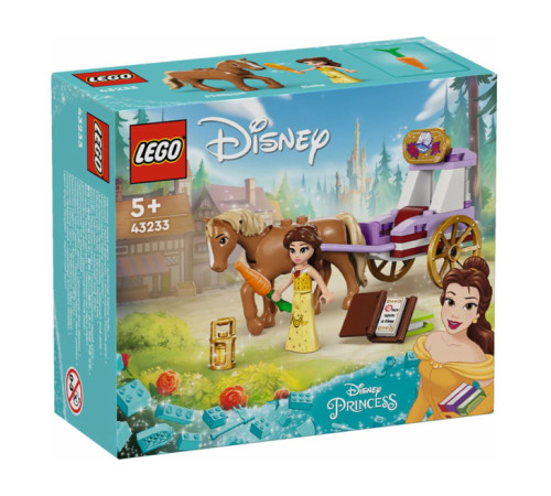 lego disney 43233 constructor "caleasca din povestea lui belle" (62 el.)