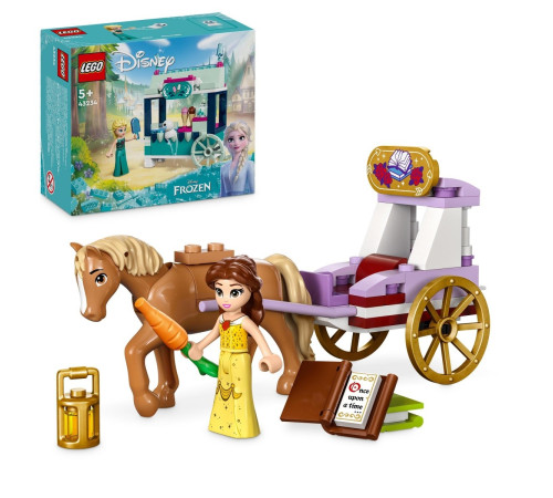 lego disney 43233 constructor "caleasca din povestea lui belle" (62 el.)