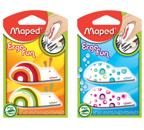  maped mp19710 Ластик "ergo fun" (2 шт.)