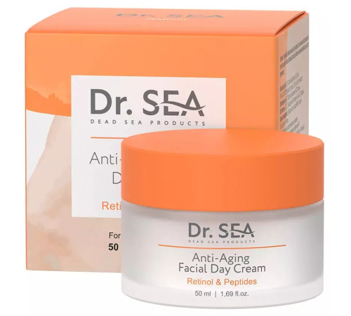  dr.sea Антивозрастной дневной крем для лица с ретинолом и пептидами (50 мл) 020370