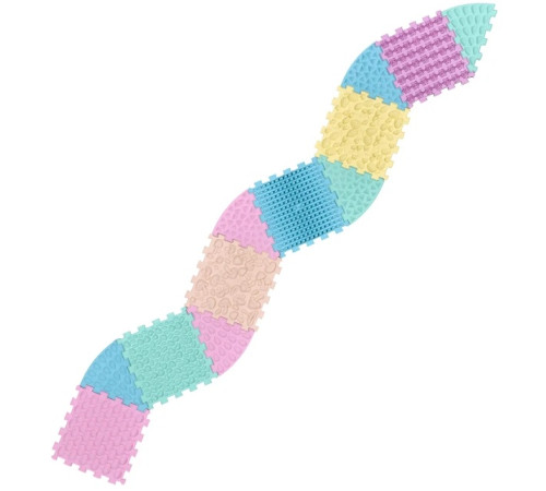  ortek 12899 Коврик-пазл ортопедический-массажный Набор  (6+6  эл.) 