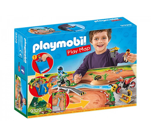 Детский магазин в Кишиневе в Молдове playmobil 9329 Конструктор "Мотокросс"