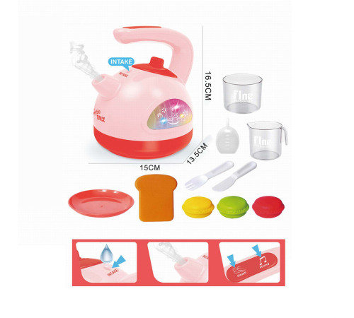 42728 set de joacă "happy kitchen" &ndash; fierbator cu accesorii