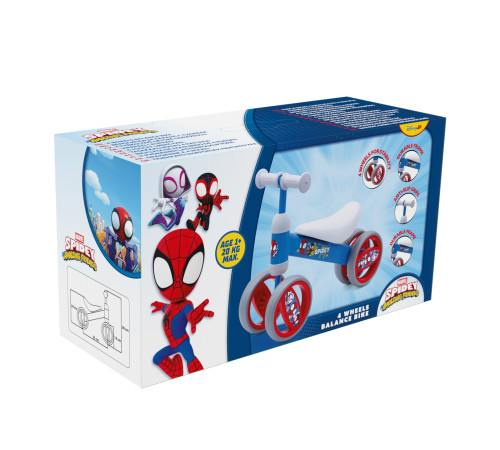 seven 59557 bicicletă de echilibru cu 4 roți "spidey"