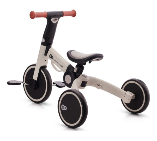 kinderkraft run bike 3-in-1 4trike silver