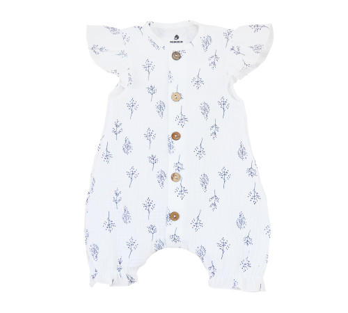  minikin 22361480 Песочник "bon voyage"(р.80) белый\веточка