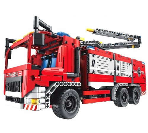 Детский магазин в Кишиневе в Молдове xtech bricks 6805 Конструктор 2-в-1 "Пожарная машина механизированная" (1288 дет.)