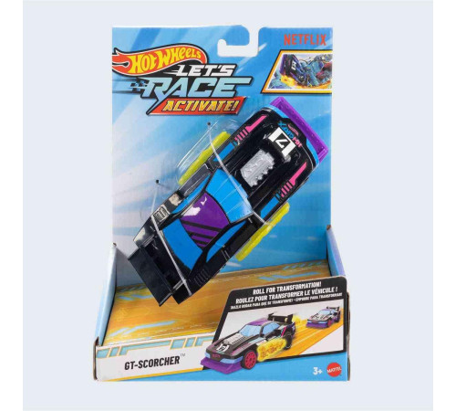hot wheels jjx15 mașinuță interactivă "let's race activate, 1:32" (in sort.)