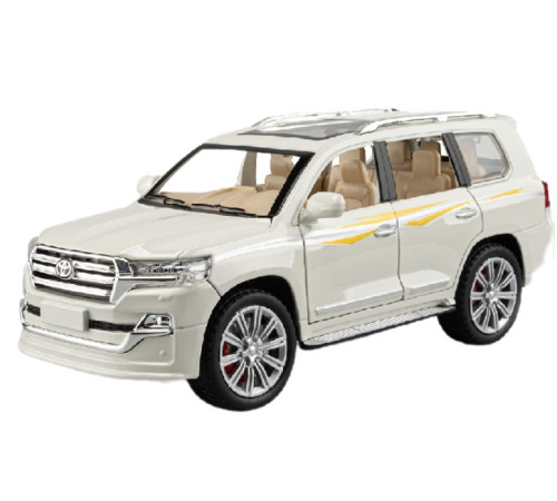  che zhi cz605b mașină metalică toyota land cruiser (1:24) cu lumini și sunet  zja357763