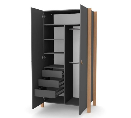 set mobilier pentru copii veres monaco pătuț + comodă + dulap)