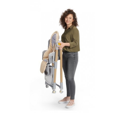 kinderkraft scaun pentru copii 2-in-1 lastree gri
