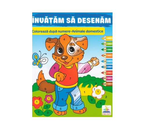  Раскраска по номерам "Домашние животные" (ro)