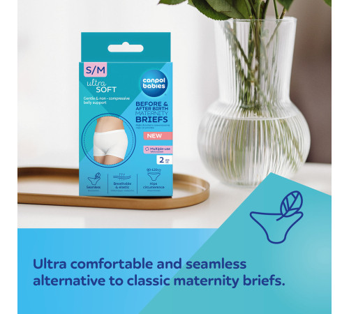 canpol 16/000 chiloti pentru femeile insarcinate si postpartum s/m (2 buc.)