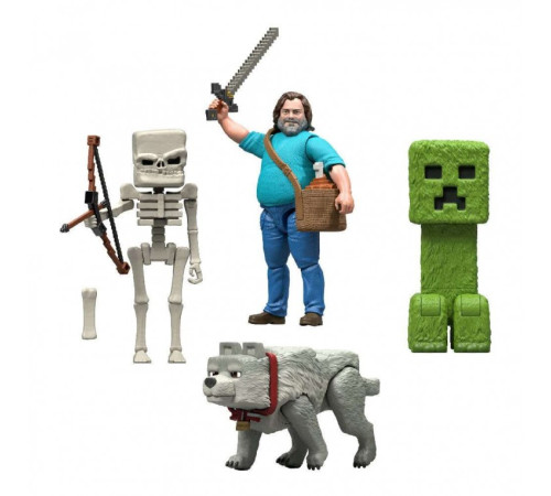 minecraft jfr44 figurină minecraft (10 cm) în sort.