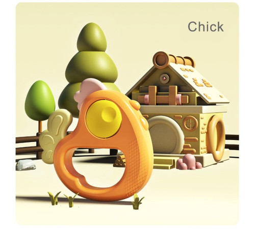 hola toys 318a Набор погремушек в боксе "Лесные животные" (5 шт.)