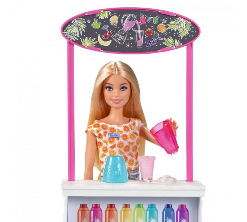 barbie grn75 set de joacă cu păpușă  "fresh bar"