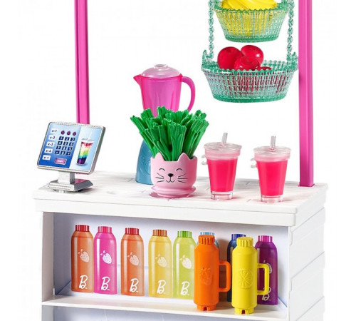 barbie grn75 set de joacă cu păpușă  "fresh bar"