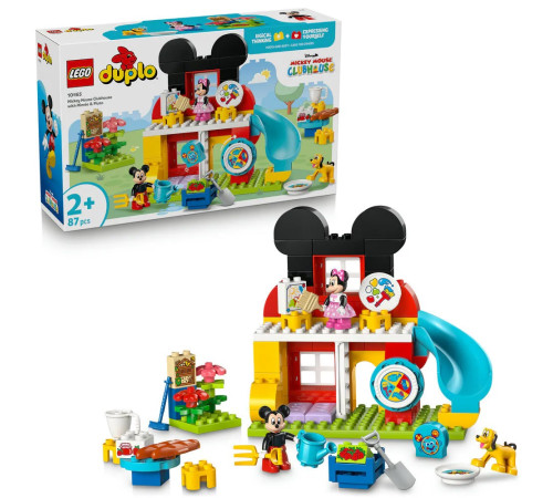 lego duplo 10465 Конструктор "Клуб Микки Мауса с Минни и Плуто" (87 дет.)