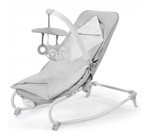 KinderKraft Шезлонг музыкальный 3-в-1 Felio серый kinderkraft Шезлонг музыкальный 3-в-1 felio серый
