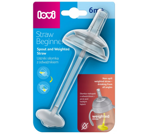 lovi 56/608 pai pentru prima cana "straw beginner" (gri)