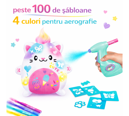  canal toys air073 set creativ "airbrush plush - kawaii kitty"