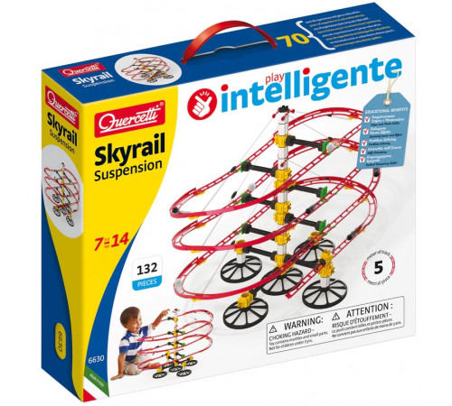 quercetti 6630 set de joc "skyrail suspension basic"