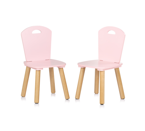 chipolino diwh02420323 Столик и 2 стульчика из МДФ (розовый)