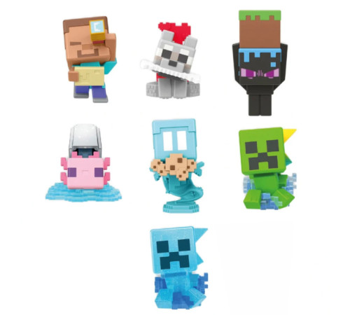mattel minecraft hxt64 Фигурка-сюрприз "Яйцо-трансформер"