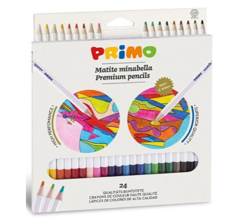  primo 523minab24 Цветные карандаши minabella (24 цвета)