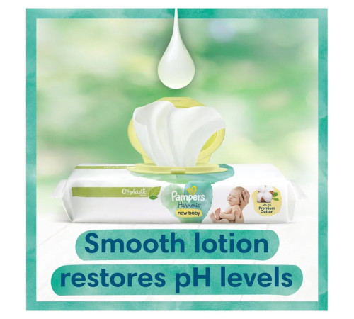 pampers Șervețele umede harmonie new baby (46 buc.)