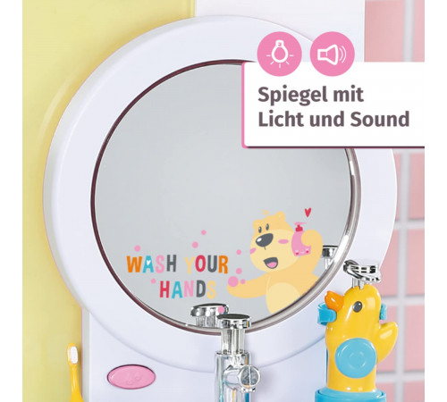 zapf creation 832707 Сhiuvetă interactivă "baby born bath hand wash basin"