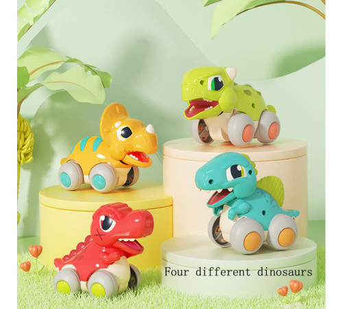 hola toys e7968bd jucărie inerțială "dino" portocaliu