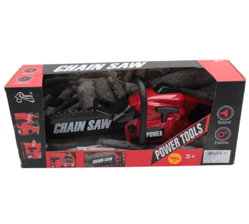  90417 Детская игрушечная бензопила на батарейках