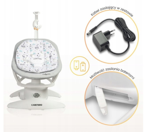 caretero-8012 balansoar electronic "noco" (p&acirc;nă la 9 kg.) grafit