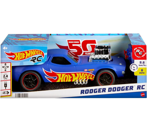 hot wheels htp54 mașină cu radio comandă "rodger dodger"