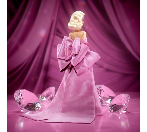 barbie jjy00 păpușă de colecție "marilyn monroe" &icirc;n rochie roz 