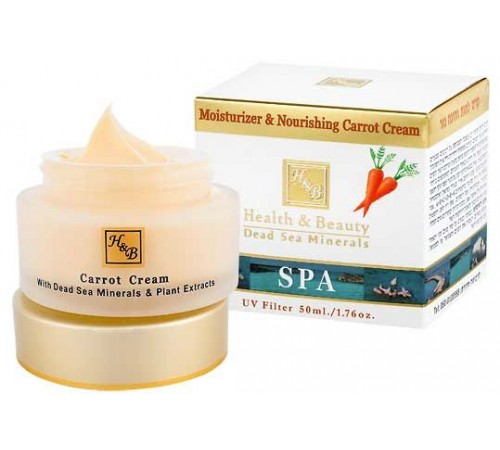 health & beauty crema pt regenerarea tenului cu extract de morcovi 50ml