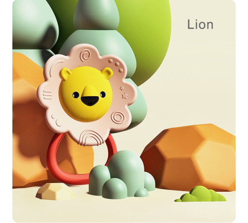 hola toys 318a Набор погремушек в боксе "Лесные животные" (5 шт.)