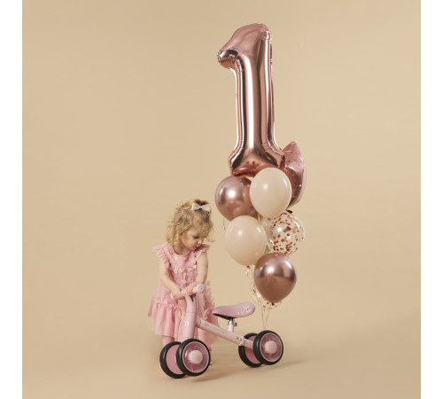 kinderkraft mini-bicicletă fără pedale "cutie flash" (bej)