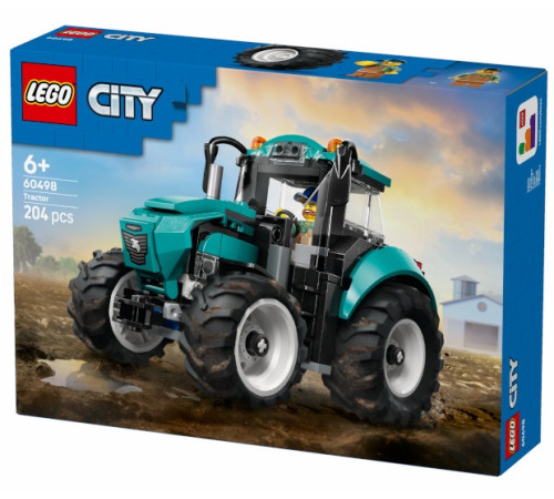 Детский&nbsp;магазин в Кишиневе в Молдове lego city 60498 Конструктор "Трактор" (204 дет.)