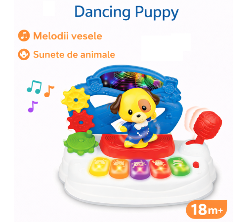 Jucării pentru Copii - Magazin Online de Jucării ieftine in Chisinau Baby-Boom in Moldova winfun 000796 jucărie muzicală "pianul  cățeluș dansator"