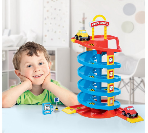 dolu 5153 track spiral cu mașini (4 nivele)