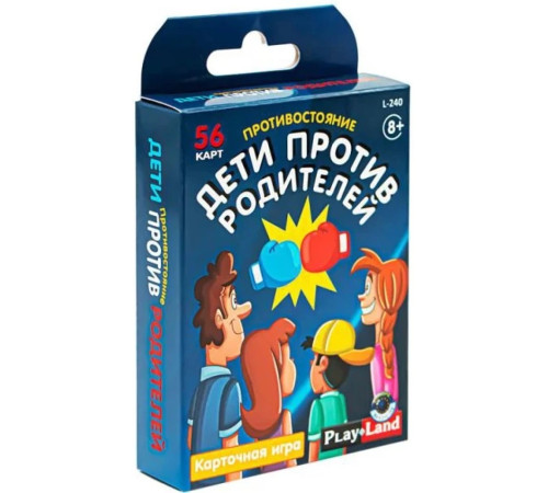 PlayLand Joc de carti "Confruntare Copiii VS Parintii" (RU) Jucării pentru Copii - Magazin Online de Jucării ieftine in Chisinau Baby-Boom in Moldova playland joc de carti "confruntare copiii vs parintii" (ru)