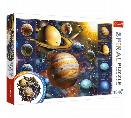  trefl 40013 puzzle spirale "sistem solar" (1040 el.)