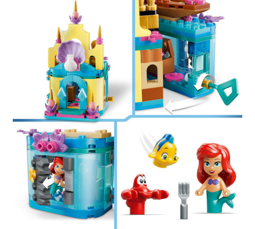 lego disney 43285 constructor "mini-palatul magic al arielei" (179 el.)