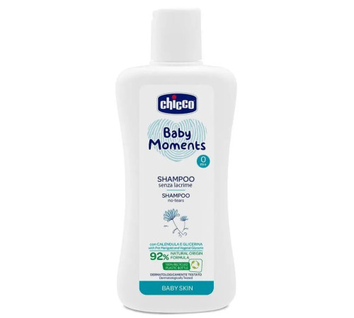  chicco sampon "fara lacrimi" baby moments (200 ml.) 10584