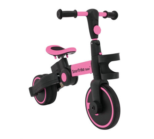 ramiz bicicleta 3 in 1 happy bike sportrike roz