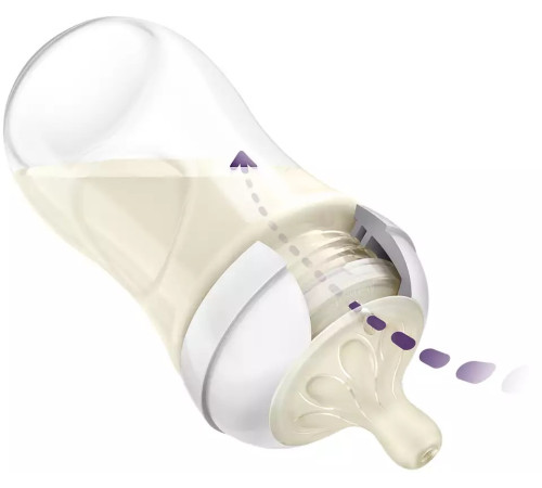 avent scy930/01 Бутылочка стеклянная "natural 2.0" 125 мл.  (0 м+) 1 шт.