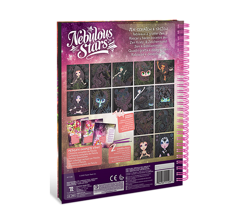 nebulous stars 11128 sketchbook creativ "zen scratch & sketch"